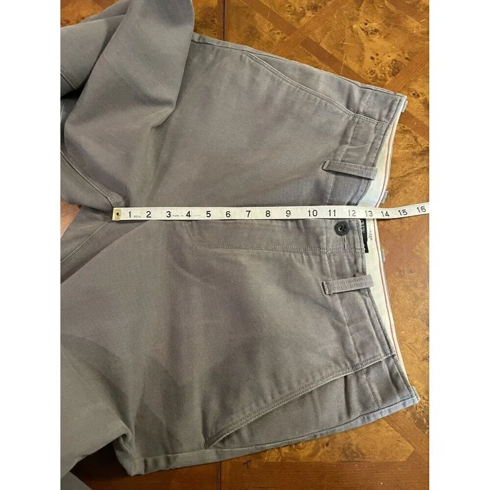 J Crew Men's Pants Gray Size 33x32 100% Cotton Casual Khakis Style 63083